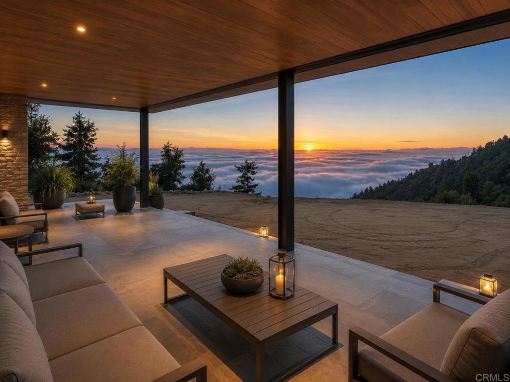 32900 South Grade Road Palomar Mountain, CA 92060 - Photo 6 of 19 Yes, that is the view available with an example of a structure built to capture that actual view.