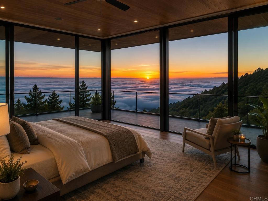 32900 South Grade Road Palomar Mountain, CA 92060 - Photo 7 of 19 Imagine relaxing with this actual panorama view to the Pacific... Artist rendition on vacant land.