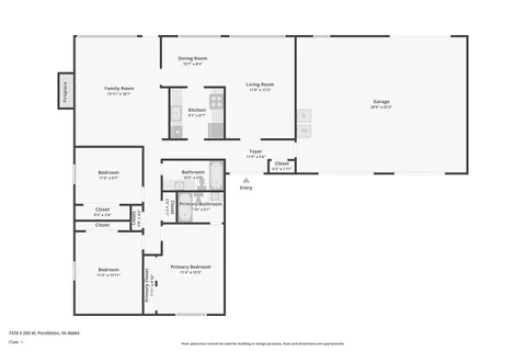 $325,000 | 7470 South 250 West, Pendleton, IN 46064