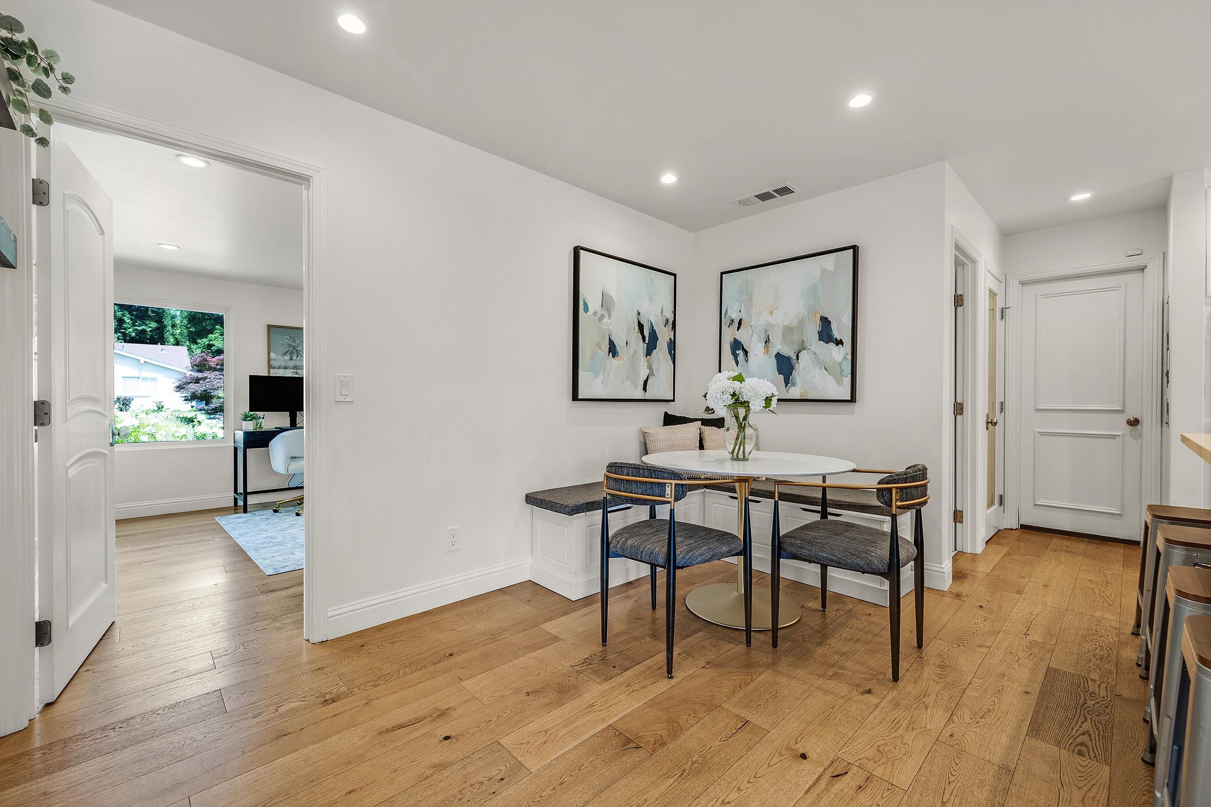 3144 Roundhill Road Alamo, CA 94507 - Photo 13 of 58 a view of a livingroom with furniture and wooden floor