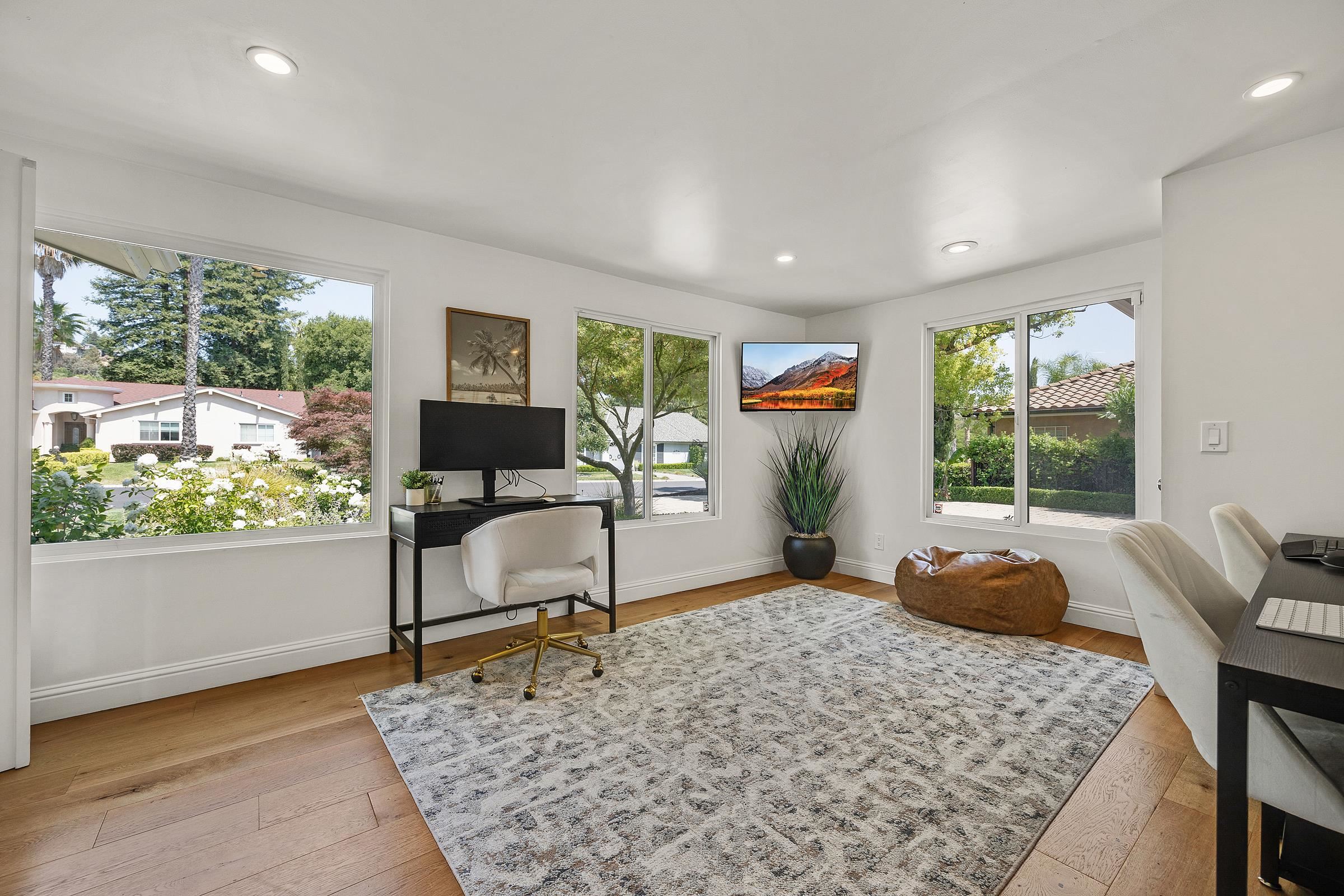 3144 Roundhill Road Alamo, CA 94507 - Photo 16 of 58 a living room with furniture and a window