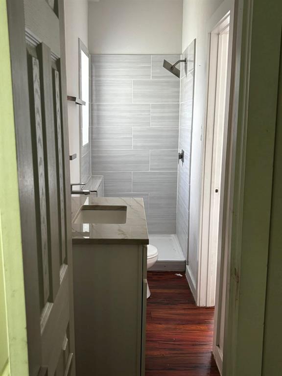 2505 May Street Fort Worth, TX 76110 - Photo 5 of 19 a bathroom with a sink a toilet and shower