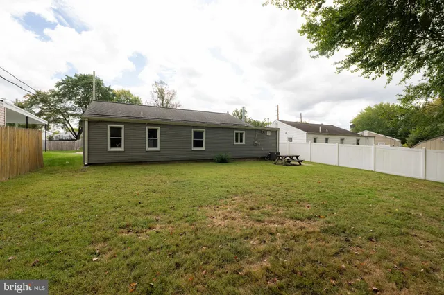 a view of a house with a garden