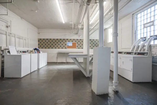 a view of kitchen and utility room