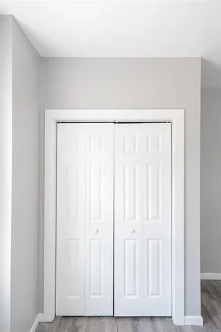 a view of front door