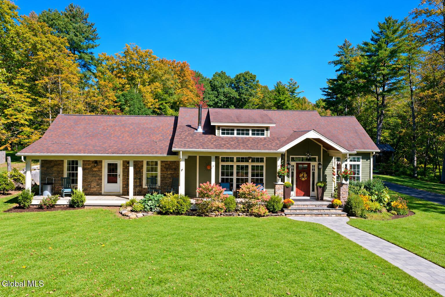 103 Allen Road Greenfield, NY 12859 - Photo 85 of 85 Crisp Autumn Craftsman Home and Lawn