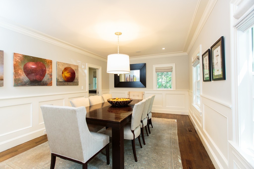 35 Hundreds Road Wellesley, MA 02481 - Photo 4 of 27 a view of a dining room with furniture and window