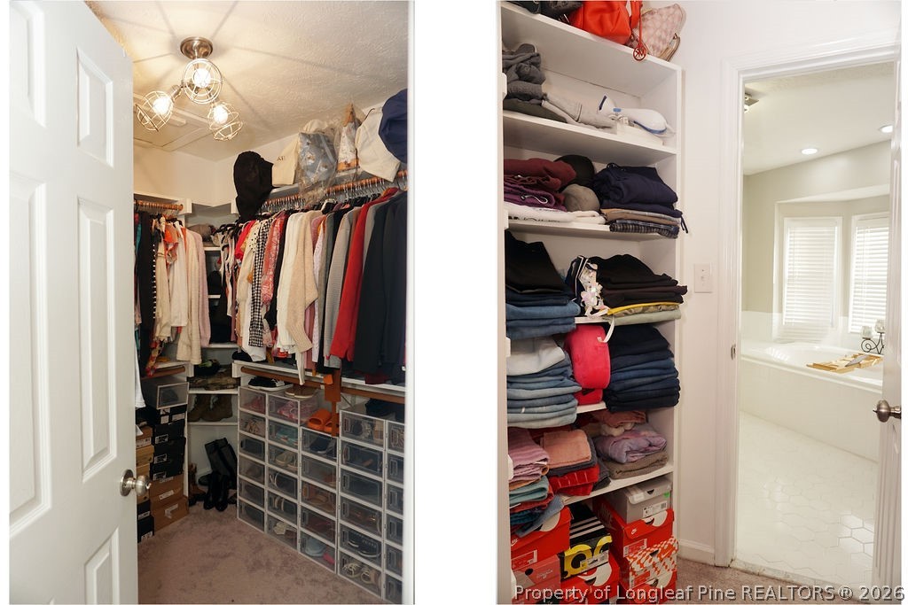8363 King Road Fayetteville, NC 28306 - Photo 39 of 44 a view of walk in closet with clothes and shoes