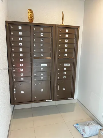 a view of a wooden door