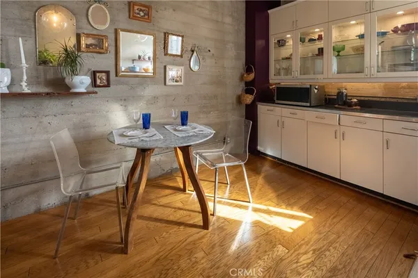 a table with a vase and a vase on it