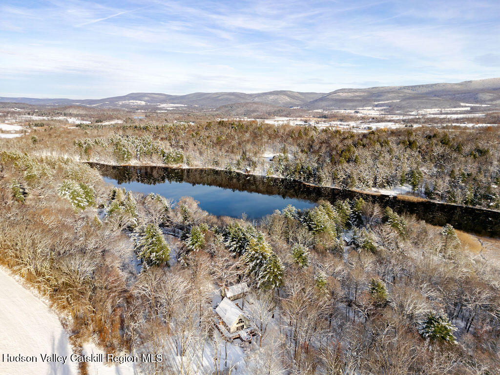 53 Snyder Pond Road Copake, NY 12516 - Photo 6 of 47 Aerial- winter