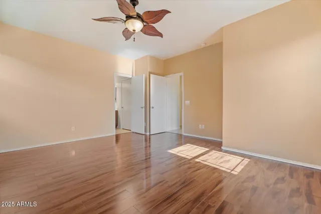 wooden floor in an empty room