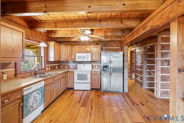 2371 Cedar Bend Road Appomattox, VA 24522 - Photo 15 of 50 a kitchen with granite countertop stainless steel appliances and wooden cabinets