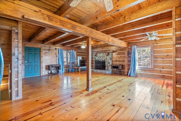 2371 Cedar Bend Road Appomattox, VA 24522 - Photo 18 of 50 a view of a hall with wooden floor