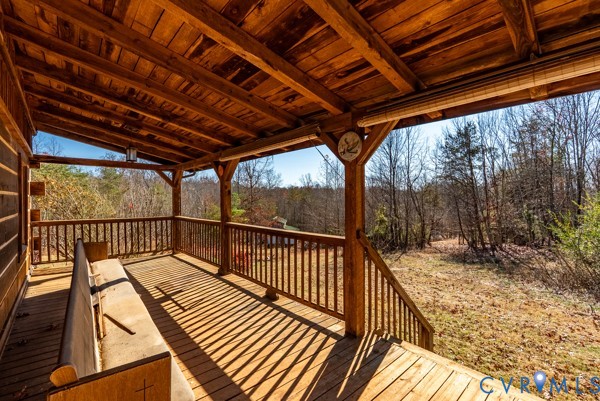 2371 Cedar Bend Road Appomattox, VA 24522 - Photo 9 of 50 a view of balcony with wooden floor