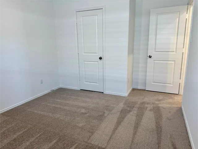 a close up view of racks on the wall