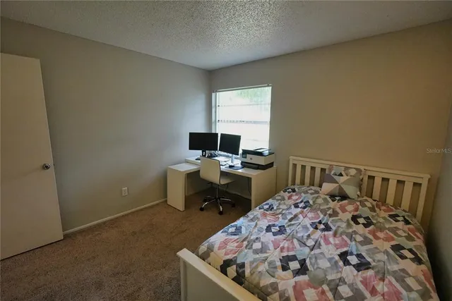 a workspace with a couch