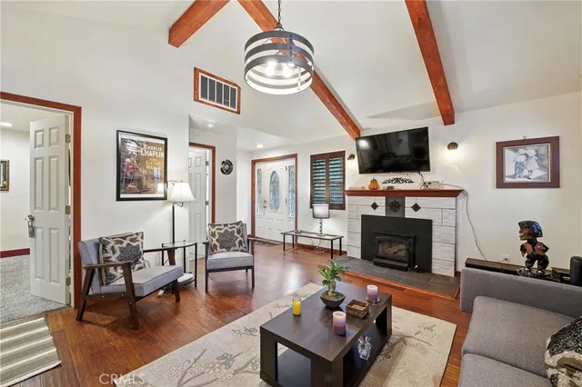 a bedroom with a bed and a closet