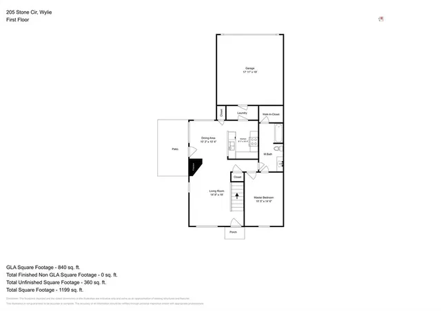 a picture of floor plan