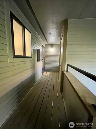 a view of a balcony