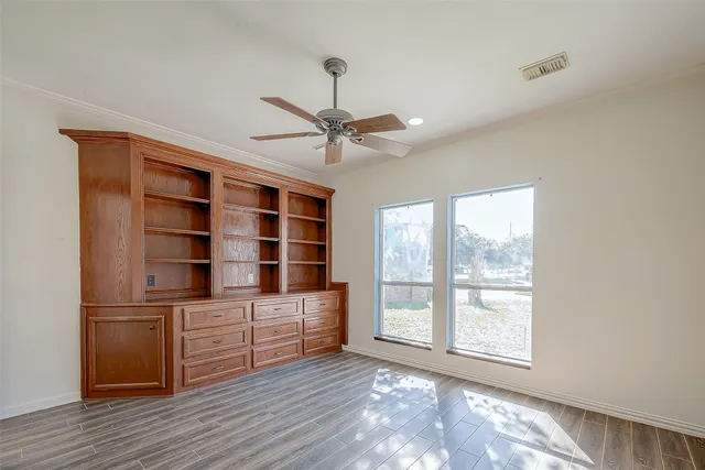 a view of an empty room