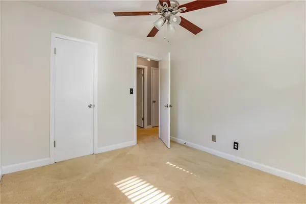 a view of an empty room