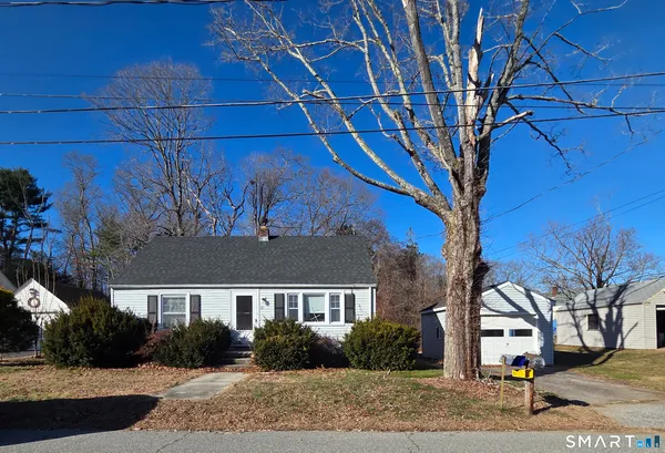 front view of house with a yard