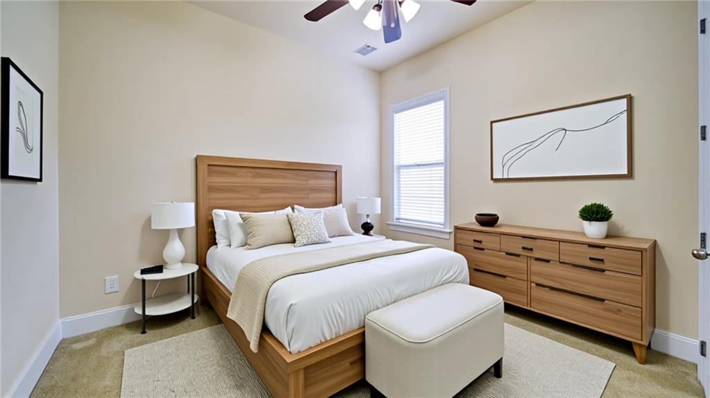 2220 Stirling Bridge Road Cumming, GA 30041 - Photo 32 of 82 a bedroom with a bed and a dresser