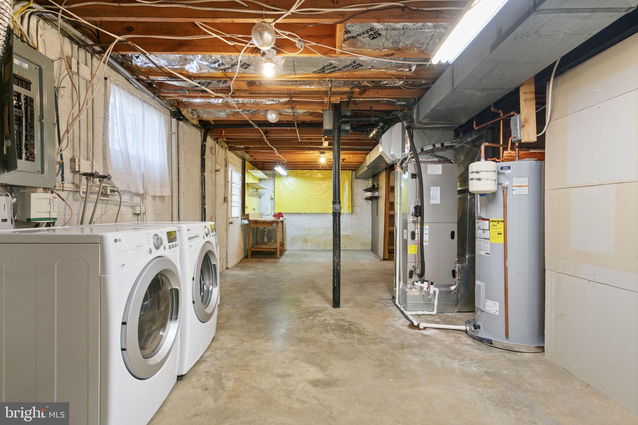 7102 Bear Court Springfield, VA 22153 - Photo 45 of 65 Huge Laundry/Utility Room in Basement