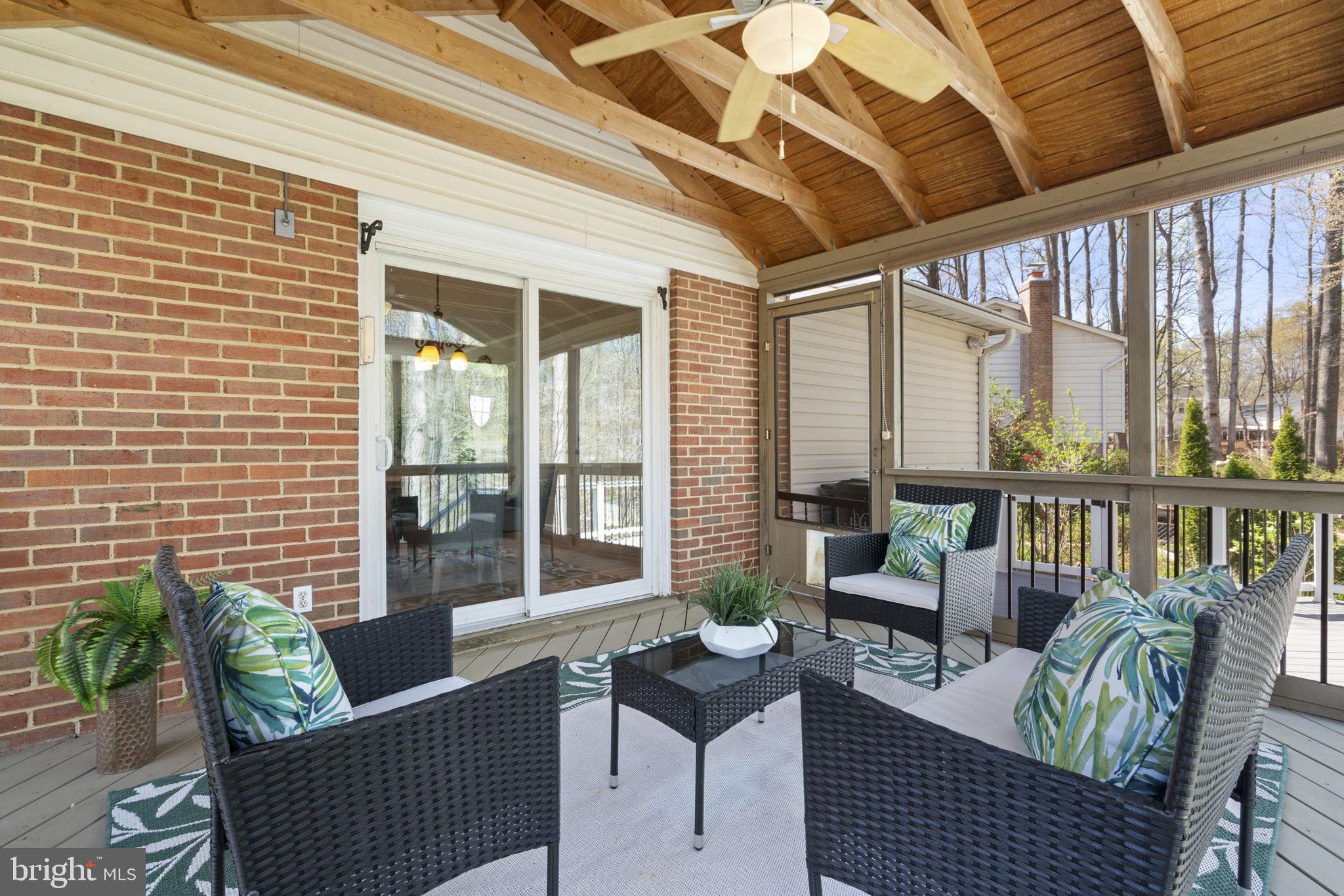 7102 Bear Court Springfield, VA 22153 - Photo 49 of 65 Screened in Porch