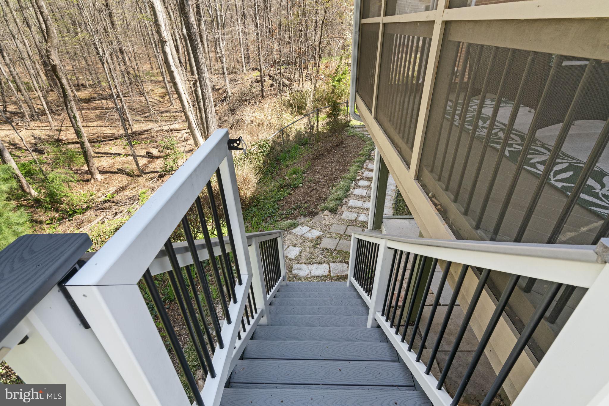 7102 Bear Court Springfield, VA 22153 - Photo 52 of 65 Steps from Deck to Back Yard