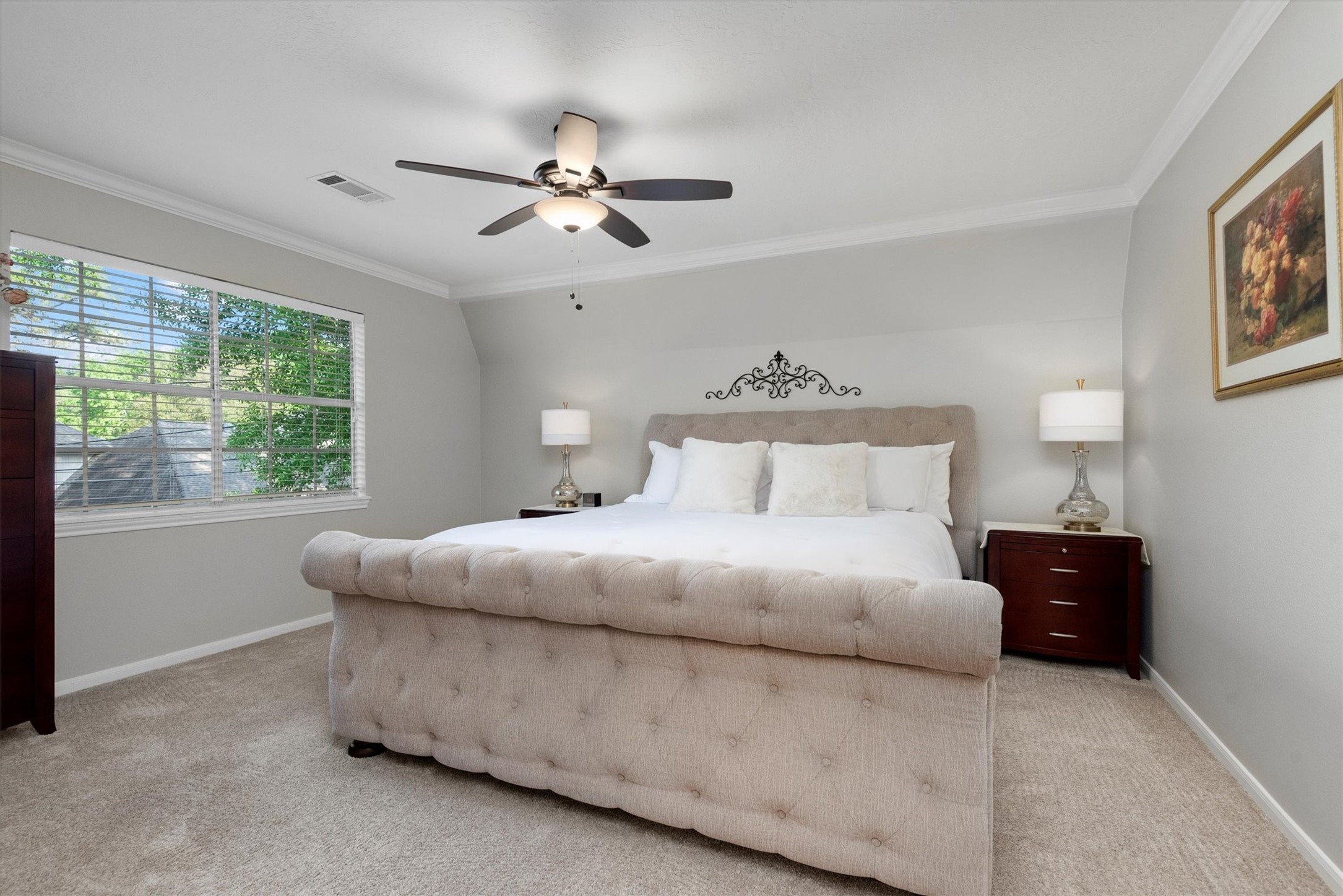 16022 Stewarts Grove Drive Spring, TX 77379 - Photo 29 of 45 a bedroom with bed and window