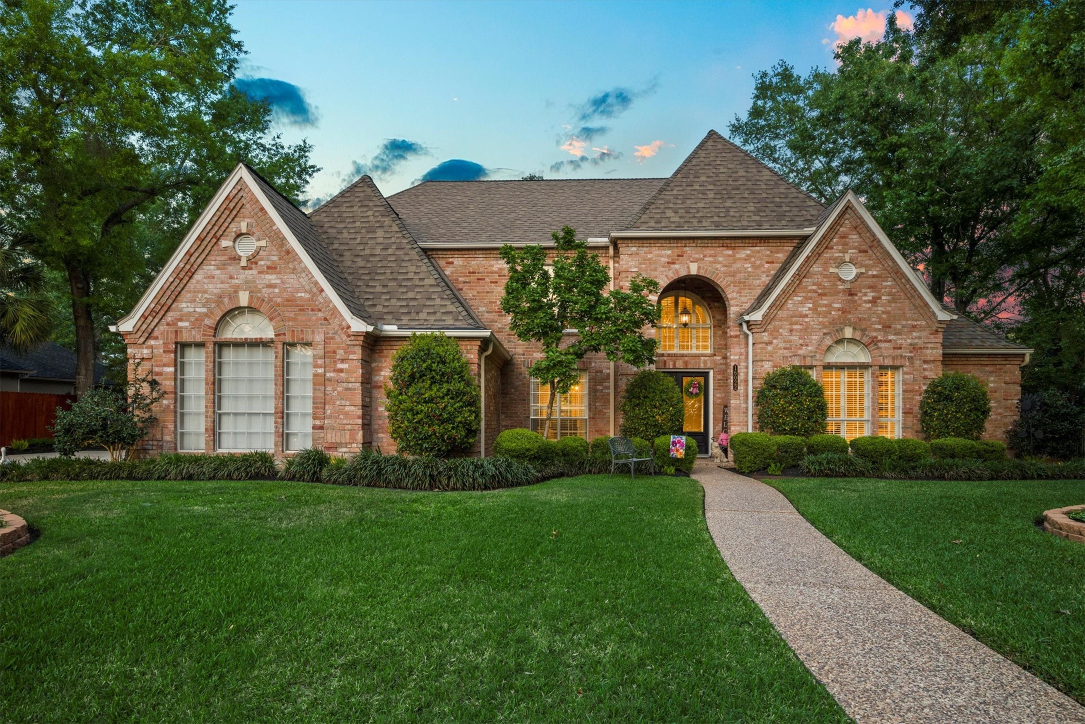 16022 Stewarts Grove Drive Spring, TX 77379 - Photo 4 of 45 a front view of a house with a yard