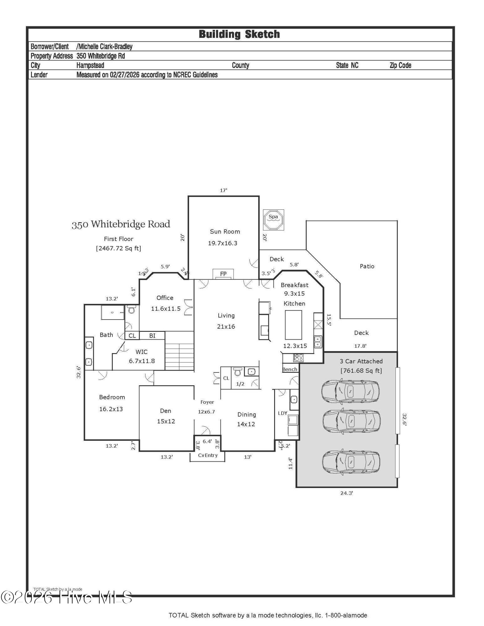 350 Whitebridge Road Hampstead, NC 28443 - Photo 99 of 101 350 Whitebridge floorplan_Page_1