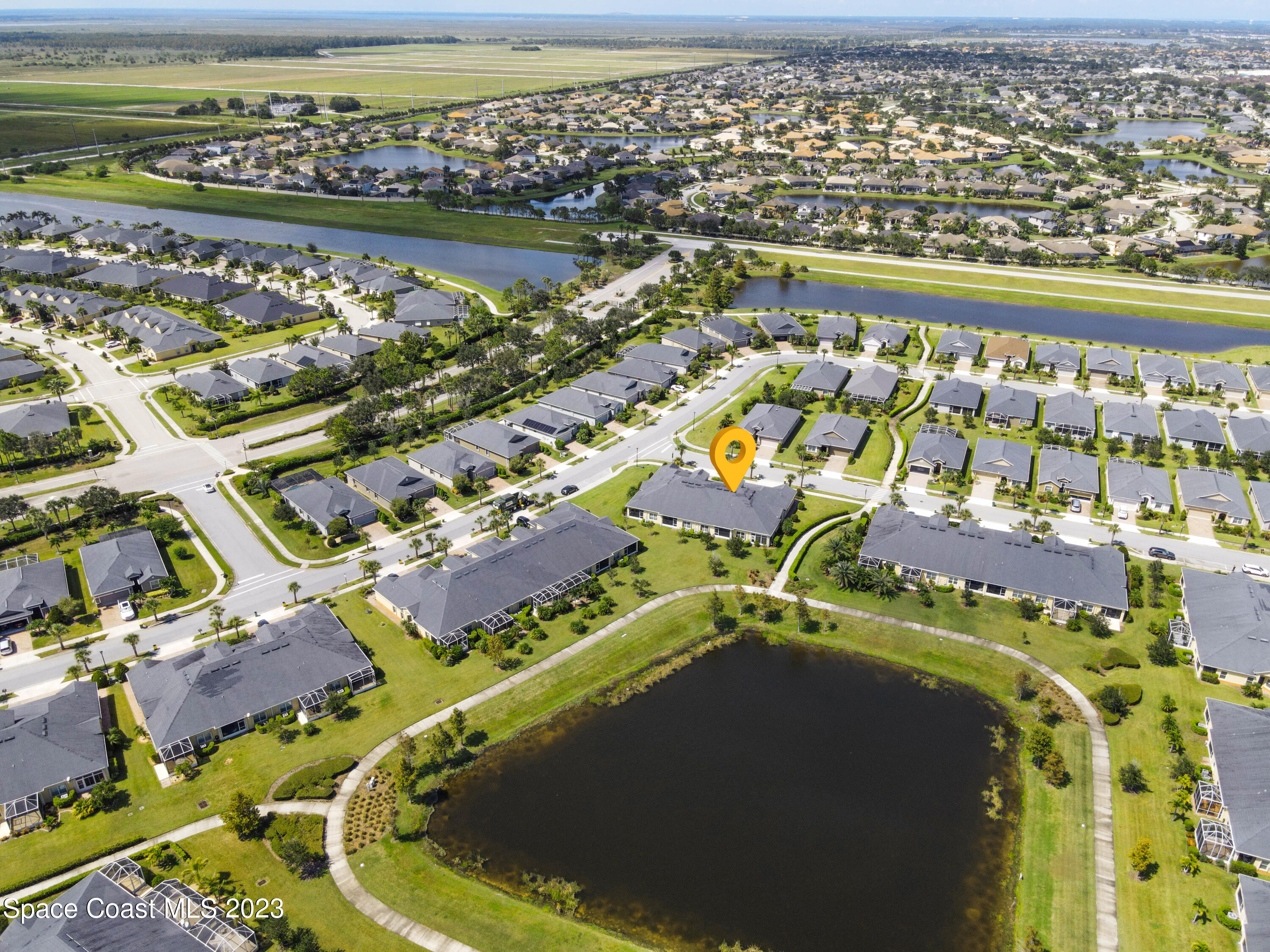 5928 Van Ness Drive Melbourne, FL 32940 - Photo 25 of 35 an aerial view of a city