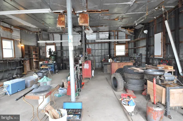 a view of storage and utility room