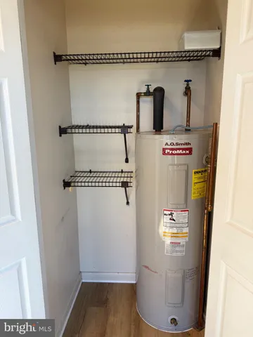 a close view of water heater