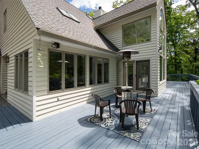 a view of a house with sitting area