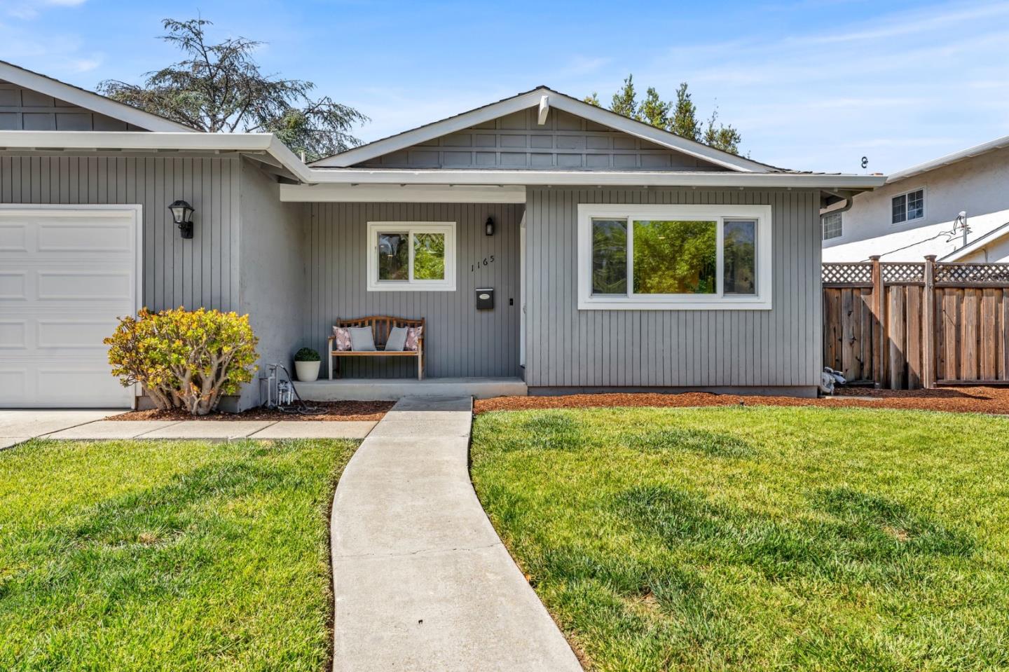 1165 Nadine Drive Campbell, CA 95008 - Photo 51 of 66 a front view of a house with garden