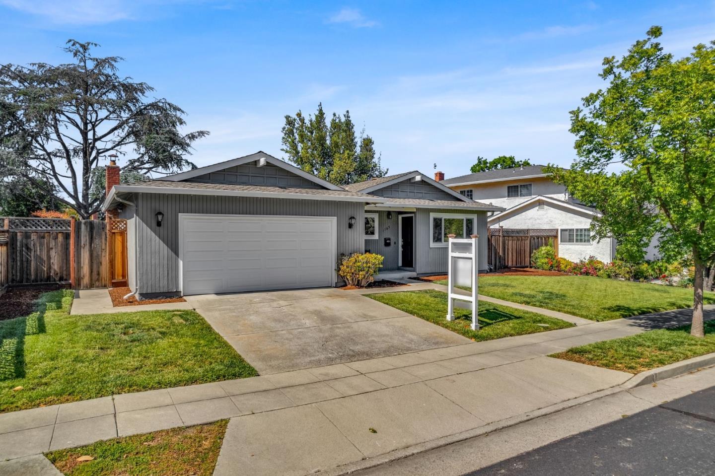 1165 Nadine Drive Campbell, CA 95008 - Photo 54 of 66 front view of house with a yard