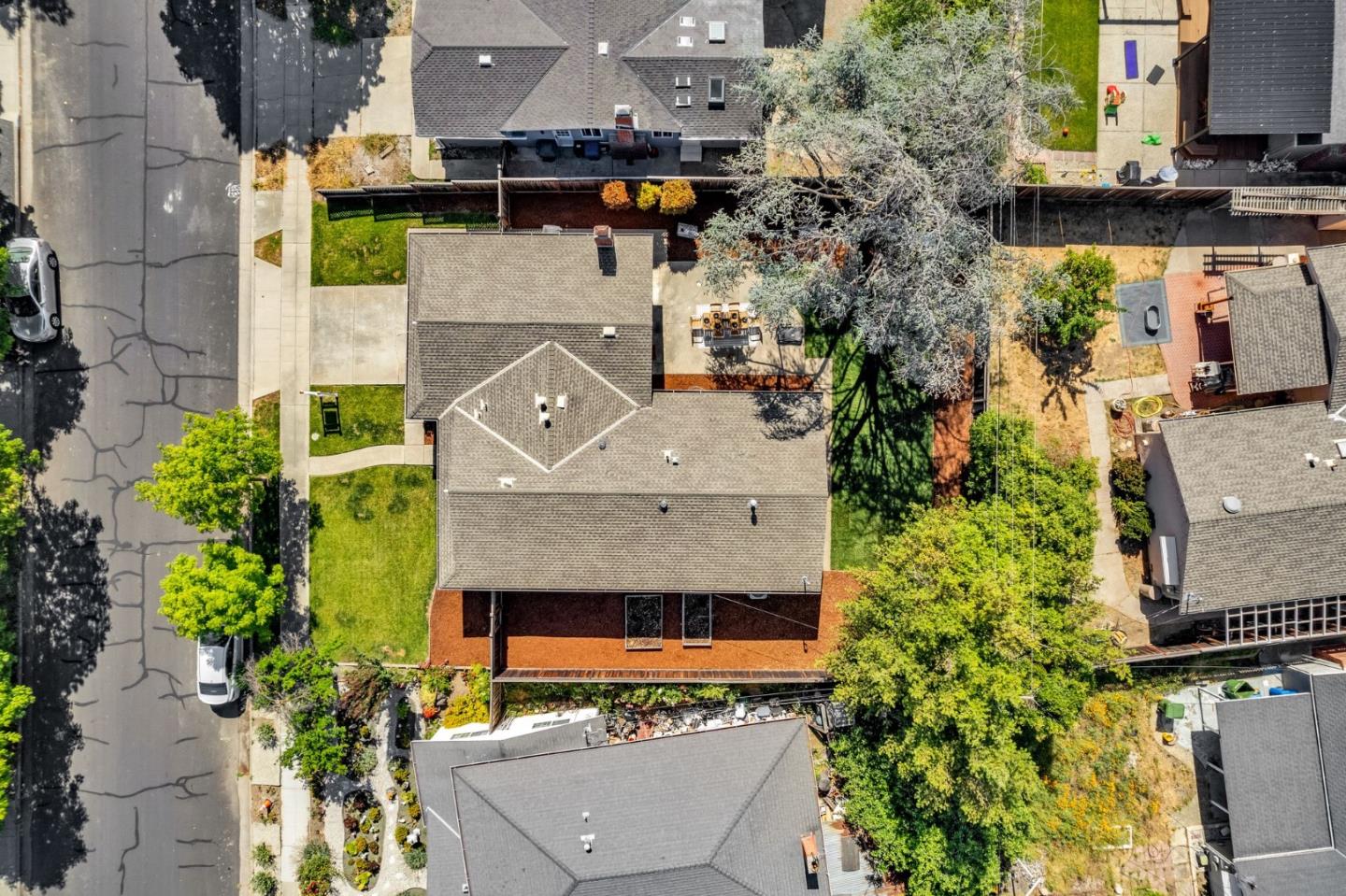 1165 Nadine Drive Campbell, CA 95008 - Photo 56 of 66 an aerial view of a house with a garden