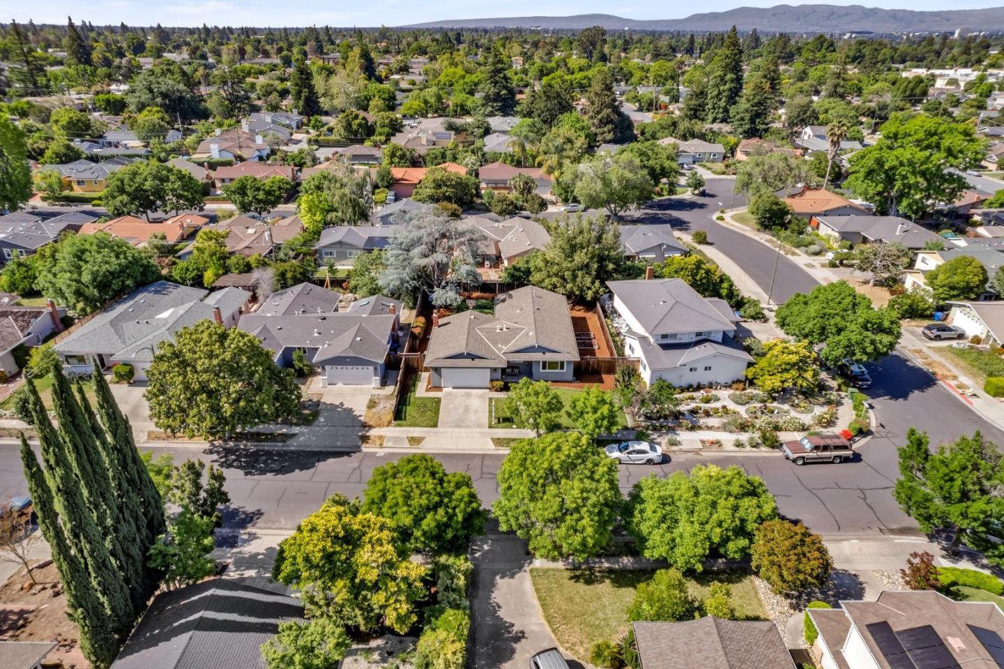 1165 Nadine Drive Campbell, CA 95008 - Photo 58 of 66 an aerial view of residential houses with outdoor space