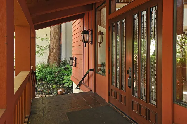 a view of an empty room