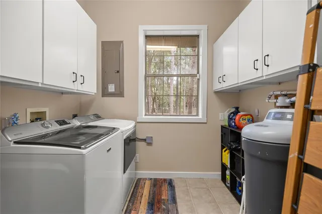 a room with furniture and windows