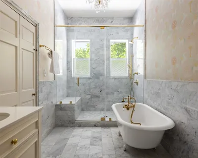 a bathroom with a sink and a bathtub