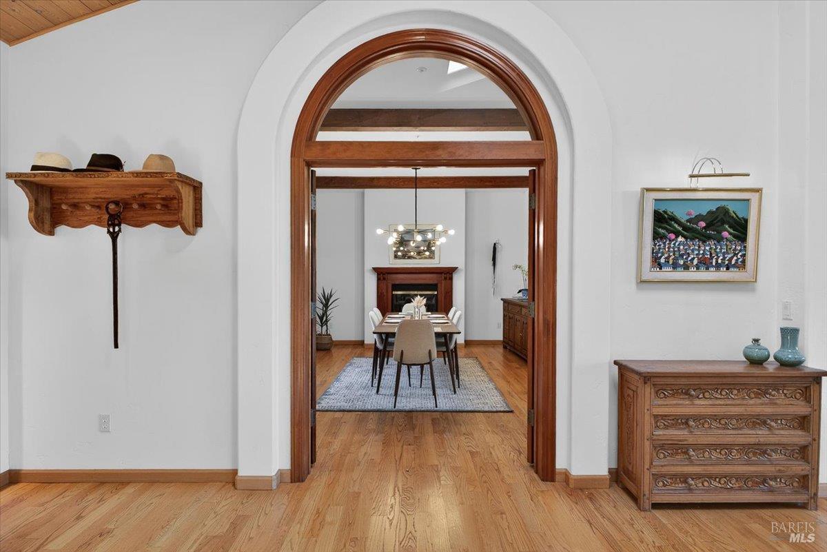 13404 Flora Ranch Road Healdsburg, CA 95448 - Photo 21 of 83 a view of room with furniture and wooden floor