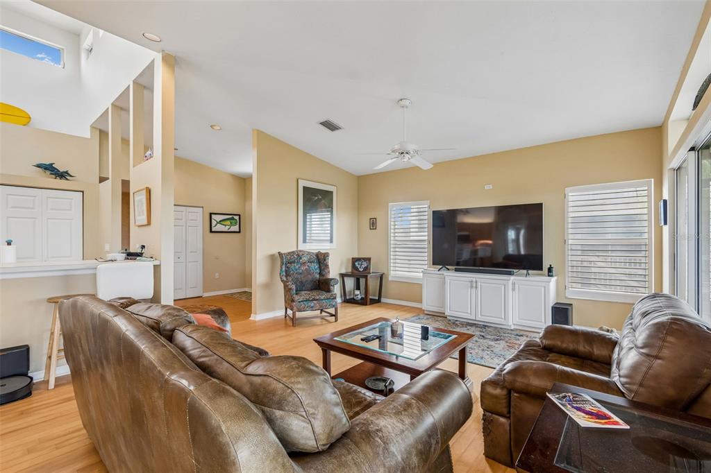 119 Burns Road Terra Ceia, FL 34250 - Photo 35 of 100 a living room with furniture and a flat screen tv