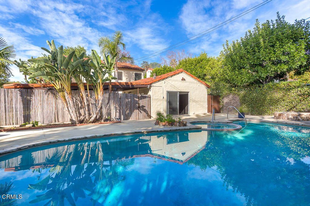 2452 Boulder Road Altadena, CA 91001 - Photo 29 of 33 a front view of a house with swimming pool