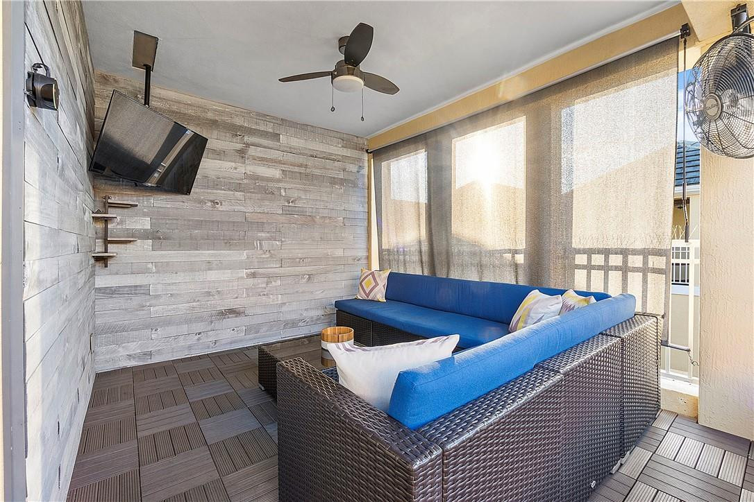 2330 Vintage Drive Lighthouse Point, FL 33064 - Photo 40 of 41 a blue bed sitting in a room next to a window