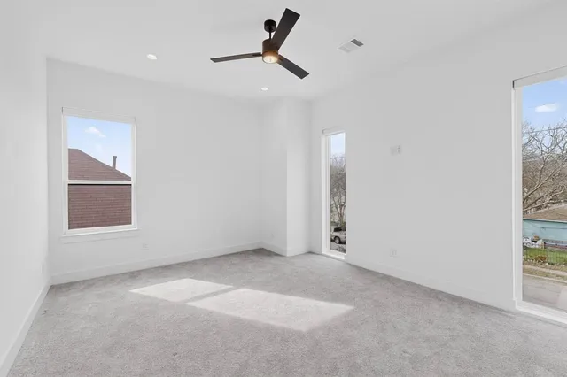 a view of an empty room